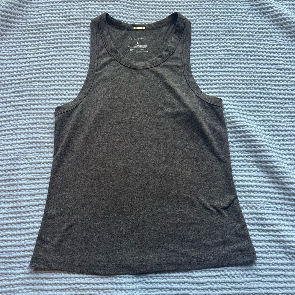 Cleo Harper Brown Athletic Top